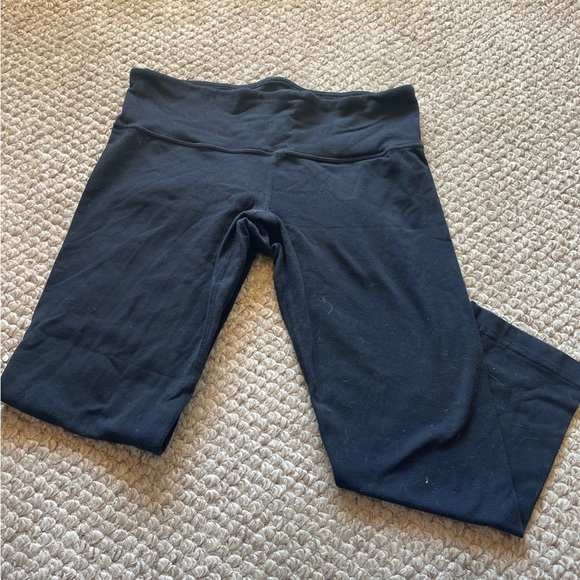 lululemon women’s size 6 crop black leggings capri - Picture 1 of 2